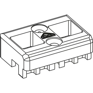 ROTO NT/NX Schließstück 2-flg. für Kantriegel KBE/KÖMMERLING/TROCAL 13V Zink