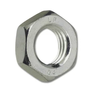 DIN439-2 04 M10x1 verzinkt flache Feingewinde-Sechskantmutter