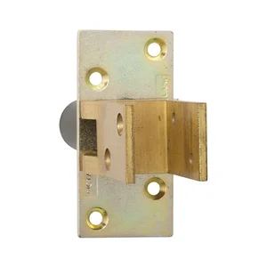 Pendeltürbeschlag, Feststell. 90°, TS 19 - 24 mm, Messing poliert