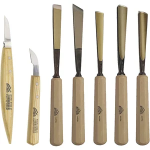STUBAI Schnitzersatz mit Holzheft 7-teilig