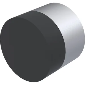 KWS Wandtürpuffer 2068, ø 30 mm, Länge 25 mm, Aluminium silber eloxiert