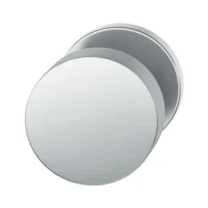 FSB Türknopf 23 0829 ASL fest auf Rosette, Edelstahl matt