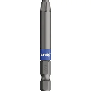 SPAX Bit-Einsatz T-Star 1/4"sechskant T30/50 mm Zapfenführung, Inhalt 5 Stück