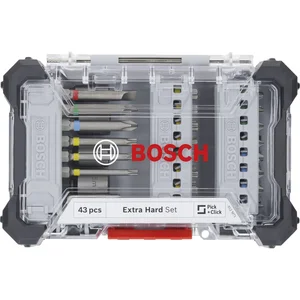 BOSCH Schrauberbit-Set Extra Hard 43-teilig