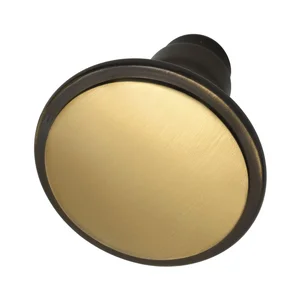 MARCHESI Knopfdrückerlochteil, ø 55 mm, Messing patiniert