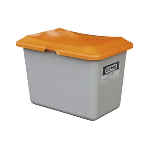 Streugutbehälter ohne Entnahme ohne Staplertasche 200 Liter grau/orange