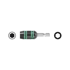 WERA Universal Bithalter Rapidaptor 887/4RR mit Ringmagnet 1/4"sechskant 57 mm