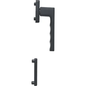 HOPPE Fenstergriff-Halbgarnitur TOULON innen, Aluminium schwarz matt