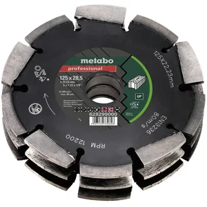 METABO Diamant-Frässcheibe Professional UP-T 125x28,5x22,23 mm Mauerschlitze