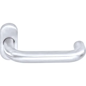 OGRO Drückerlochteil PREMIUM 8100/6621 - mit Rosette, Alu silber eloxiert