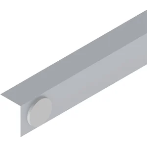 HELM GT Abstandsprofil 9 mm auf Maß silber eloxiert