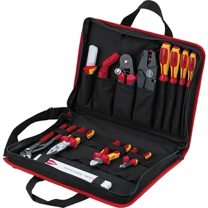 KNIPEX Werkzeugtasche Kompakt für Servicetechniker, 410x60x290 mm, Polyester