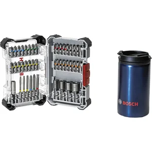 BOSCH Schrauberbit-Set Extra Hard 43-teilig inkl. Trinkbecher
