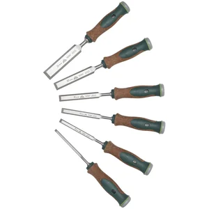 STUBAI Spezial-Stemmeisen-Satz mit Korkheft 6-teilig
