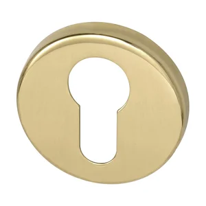 MARCHESI Zylinderrosette PZ, ø 50 mm, Messing poliert schutzlackiert, verdeckt