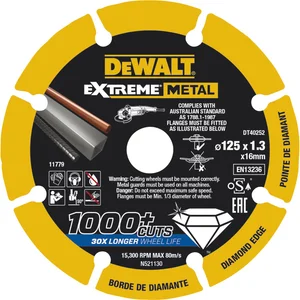 DEWALT Diamant Handtrennscheibe für Metall DT 40252 QZ
