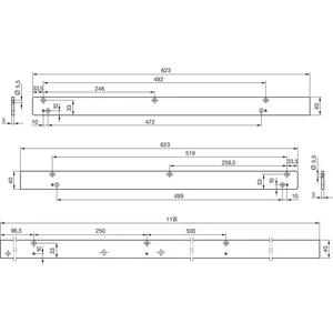 DORMAKABA Montageplattenset für GSR-BG XEA