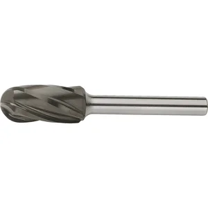 LUKAS HM-Frässtift Form C Walzenrund Kopf ø 6 mm L 16 mm Zahnung 9 für Alu