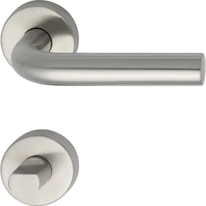 MARCHESI Drückergarnitur HORIZONT - auf Rosette WC, 38 - 45, Edelstahl matt