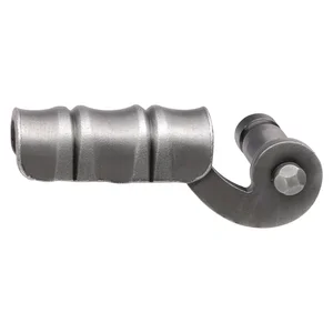 SCHÖSSWENDER Drückerlochteil TYROL - schwarz passiviert, links