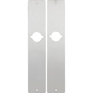 Unterlagsplatten für Rosettenbeschlag universal, 326x62x1,5 mm, Edelstahl