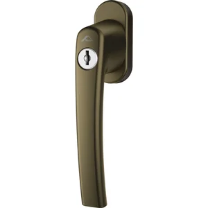 ROTO Fenstergriff ROTOLINE - Sperrzylinder, 100 Nm, Aluminium bronze eloxiert