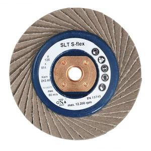 LUKAS Schleiflamellenteller SLTsflex Zirkonkorund ø 125 mm Korn 40