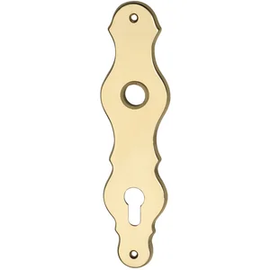 MARCHESI Langschild LÖFFELFORM - PZ 88, Messing poliert