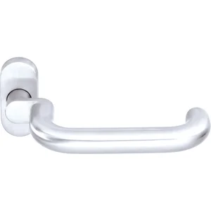 OGRO Drückerlochteil PREMIUM 8100 A FS/6621 - mit Rosette, Alu silber eloxiert