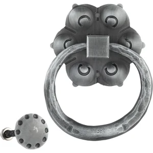 Türklopfer DIRK 136 x 102 mm, Schmiedeeisen verzinkt geschwärzt