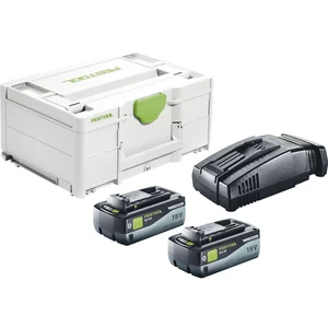 FESTOOL Akku-Starterset SYS 18 Volt / 2x 8,0 Ah SCA 16
