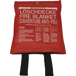 GLORIA Feuerlöschdecke aus Glasfasergewebe 1100 x 1100 mm DIN EN 1869:2001