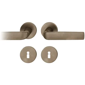 FSB Drückergarnitur 12 1267 ASL auf Rosette BB, Bronze dunkel patiniert