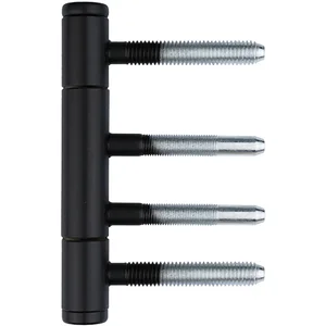 Einbohrband 3-tlg. Typ 335 ø 15 mm, Stahl schwarz matt RAL 9005