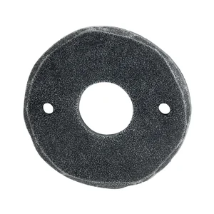 HALCÖ Rosette STUBAI - WC, ø 53 mm, verzinkt schwarz passiviert