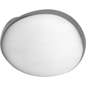 MARCHESI Türknopf gekröpft oval, 51 x 81 x 47, Aluminium silber eloxiert