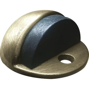 MARCHESI Bodentürpuffer - Bodenplatte ø 45mm,Anschlaghöhe 17mm,Messing patiniert