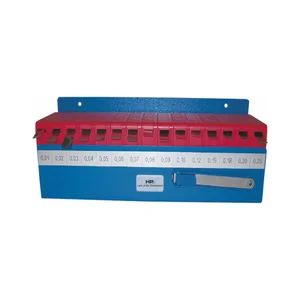 HELIOS PREISSER Fühlerlehrenband-Set Steigung 0.30-1.00 mm im Wandhalter