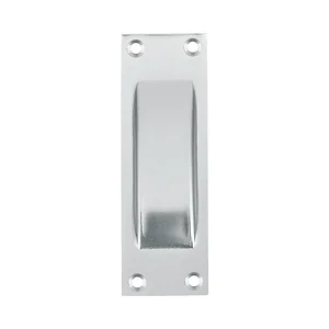 HOPPE Schiebetürmuschel 40 x 120 mm, Aluminium silber eloxiert