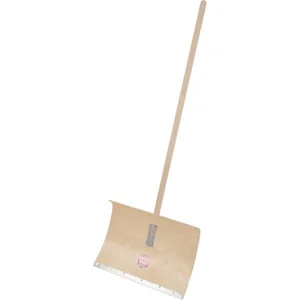 OFFNER Sperrholz Schneeschieber mit Stiel und Alukante Räumbreite 500mm