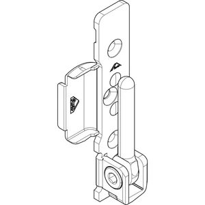 ROTO NT/NX Ecklager E5/T Holz 12/18 verstellbar ohne Bohrzapfen 130 kg links