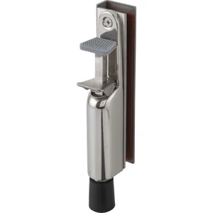 Türfeststeller 1132 für Glastüren, Hub 30 mm, 210 x 36 mm, Edelstahl poliert