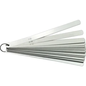 RICHTER Fühlerlehre Messbereich 0,05-1,00 mm Blattlänge 200 mm 20 Blatt