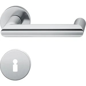 FSB Drückergarnitur 12 1016 ASL auf Rosette BB, Edelstahl matt