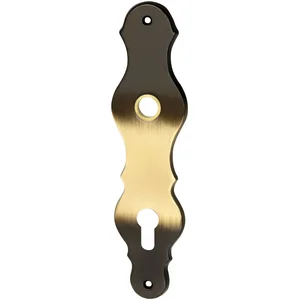 MARCHESI Langschild LÖFFELFORM - PZ 88, Messing patiniert