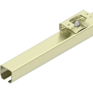 HELM 45W Laufschiene mit Anschraubwinkel L=1500 mm Stahl gelb verzinkt