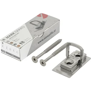 MARK Anschlagpunkt Gekko Vario EN795 95x50x14 mm zum Einsatz in Holz