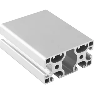 Aluminium Nutprofil ISP Nut 8 L83 leicht 80 x 40 mm 4 Nuten