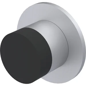 KWS Wandtürpuffer 2069, ø 30 mm, Länge 28 mm, Aluminium silber eloxiert