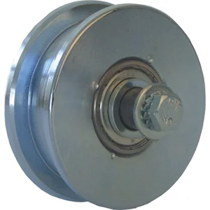 Schiebetor-Stahlrolle ø 100 mm, Stahl verzinkt, blau